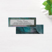 Luxe Inkt Wash Wedding Registry Info Mini Visitekaartjes (Bureau)