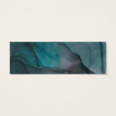 Luxe Inkt Wash Wedding Registry Info Mini Visitekaartjes (Achterkant)