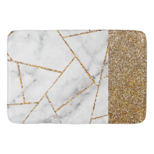 Luxe Interieur Marmer Steen Glitter Badmat