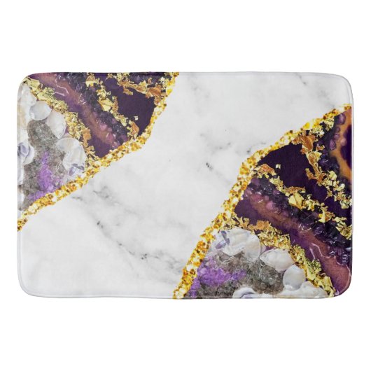 Luxe interne marmer Stone Glitter Beach Badmat (Voorkant)