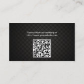 Luxe ivoire ruban Mariage Site Web Insérer carte (Dos)