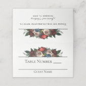 Luxe Jewel Tone Floral Bruiloft (Buitenkant ongevouwen)