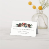 Luxe Jewel Tone Floral Bruiloft (Achterkant)