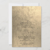 luxe jurk goudtiara Quinceañera Kaart (Achterkant)