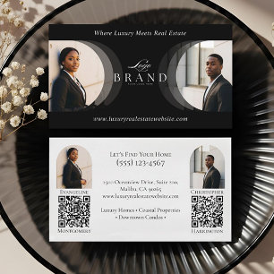 Luxe Klasse Dubbel Agent Professioneel Vastgoed Visitekaartje