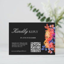Luxe Klasse Elegante Waterverf Bloemen bruiloft