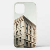 Luxe Klassieke Architectuur Gevel - Elegante Min Case-Mate iPhone Case (Achterkant)