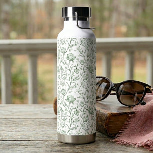 Luxe Klassieke Salie Franse Toile Ambachtelijke Bo Waterfles