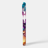 Luxe Kleurrijke Glitter iPhone case (Achterkant / Links)