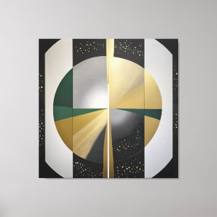 Luxe Kosmische Geometrie Canvas Afdruk