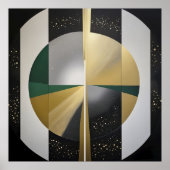 Luxe Kosmische Geometrie Poster (Voorkant)