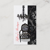 Luxe  Kroonluchter Boutique Visitekaartjes (Voorkant)