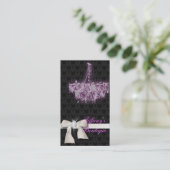 Luxe  Kroonluchter Boutique Visitekaartjes (Staand voorkant)