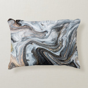 Luxe kunst in oostelijke stijl. Goudzwijn Accent Kussen