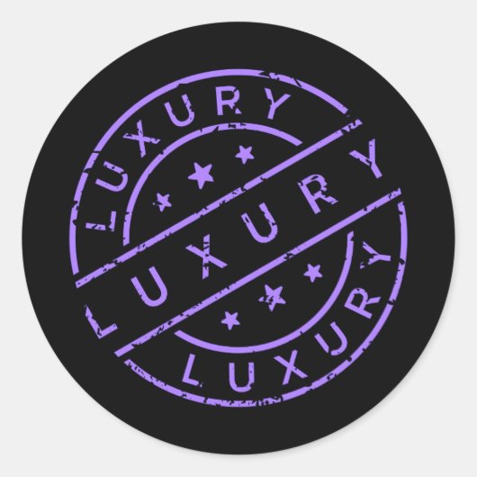 Luxe Labelstickers Ronde Sticker (Voorkant)