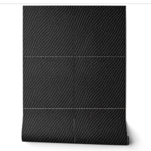 Luxe leder (zwart): Rich Faux Leather Behang
