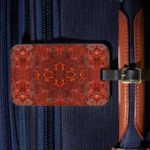 Luxe lederen getextureerd goudbruin patroon
