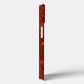 Luxe lederen getextureerd goudbruin patroon Case-Mate iPhone case (Achterkant / Rechts)