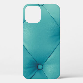 Luxe lederen textuurmeubelen met maar iPhone 12 hoesje