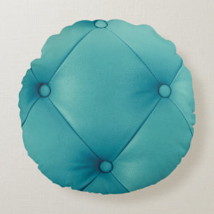 Luxe lederen textuurmeubelen met maar rond kussen