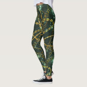 Luxe Leggings met Golden Chain Pattern (Links)