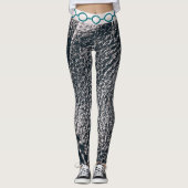 Luxe Leggings van kettingleer (Voorkant)