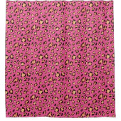 Luxe leopard douchegordijn (Voorkant)