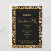 LUXE LEOPARD TOUTES LES INVITATIONS D'OR NOIR (Devant)