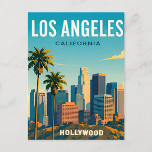 Luxe Levensstijl in Los Angeles Briefkaart
