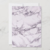 LUXE LILAC MARBLE OR FAIRE-PART DE MARIAGE (Dos)