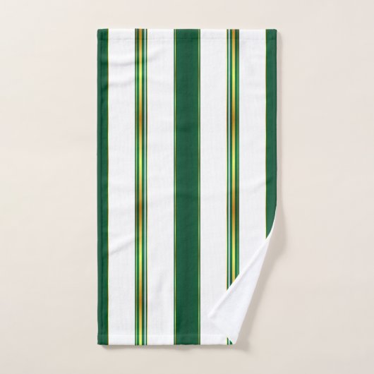 Luxe Linge tendance Green Texture Collection (Serviette à main)