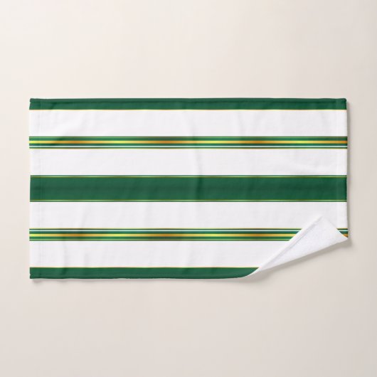 Luxe Linge tendance Green Texture Collection (Serviette à main)