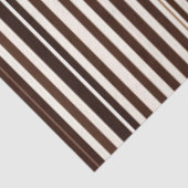 Luxe linnen Modern bruin wit textuur Collectie Tissuepapier (Detail)