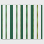 Luxe linnen trendy groen goud textuur Collectie Cadeaupapier (Vlak)