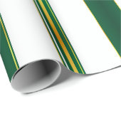 Luxe linnen trendy groen goud textuur Collectie Cadeaupapier (Rol Hoek)