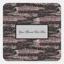 Luxe luipaard, glitter & glanzend Abstract voor I.