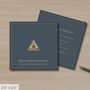 Luxe luxe Logo Vierkante Visitekaartje