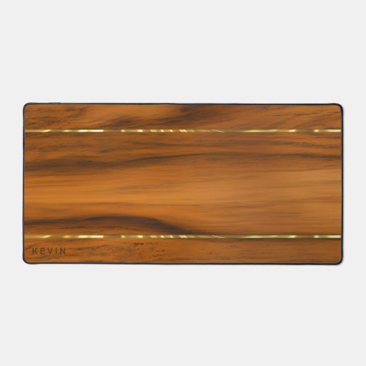 Luxe Mahogany Bois Texture 2 Or Accent (Recto)