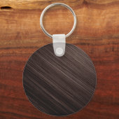 Luxe Mahonie hout look achtergrond Sleutelhanger (Voorkant)