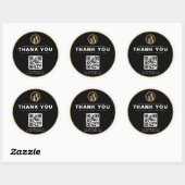 Luxe makelaar bedank sticker (Vel)