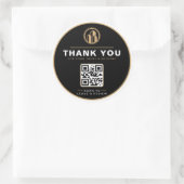Luxe makelaar bedank sticker (Tas)