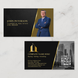 Luxe makelaar in commercieel vastgoed | Black Gold Visitekaartje
