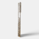 Luxe Marble Gold Strokes wit en grijs Case-Mate iPhone Case (Achterkant / Rechts)