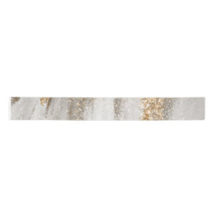 Luxe Marble Gold Strokes wit en grijs Lint