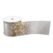 Luxe Marble Gold Strokes wit en grijs Lint (Spoel)