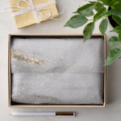 Luxe Marble Gold Strokes wit en grijs Tissuepapier (Geschenk)