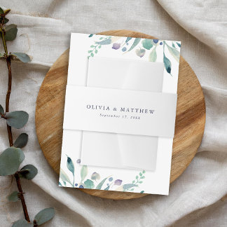 Luxe marinemacht minimalistische uitnodiging voor uitnodigingen wikkel