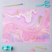 Luxe marmer Glitter Pink Paars Gold Tissuepapier (Craft)