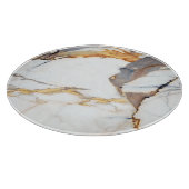 Luxe marmer: gouden Italiaanse textuur Snijplank (Hoek)