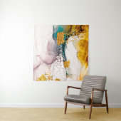 Luxe marmer met glitter goud wandkleed (In Situ (horizontaal))